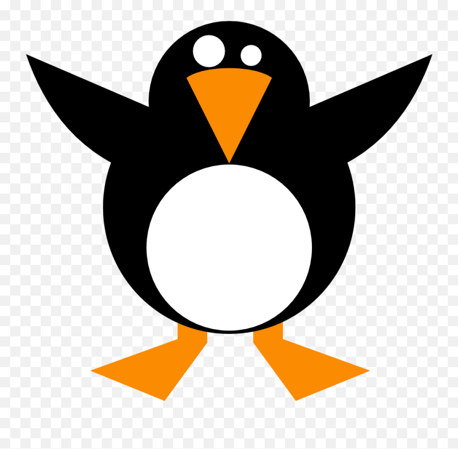 How To Set Use Simple Penguin Clipart - Simple Clip Art Emoji,Penguin Clipart