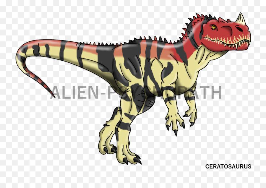 Download Jurassic Park Clipart Carnivore Dinosaur - Jurassic Ceratosaurus Jurassic Park Art Emoji,Park Clipart