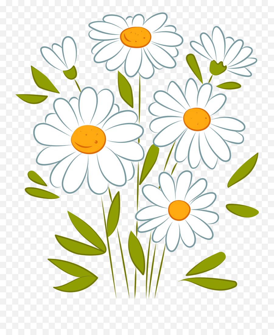 Daisy Clipart - Daisy Flower 3d Png Emoji,Daisy Clipart