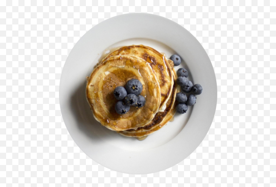 Pancakes With Blueberries Transparent Png Image - Bread Emoji,Pancake Png