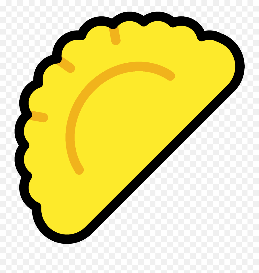 Dumpling Emoji Clipart - Empanada Emoji,Dumpling Clipart