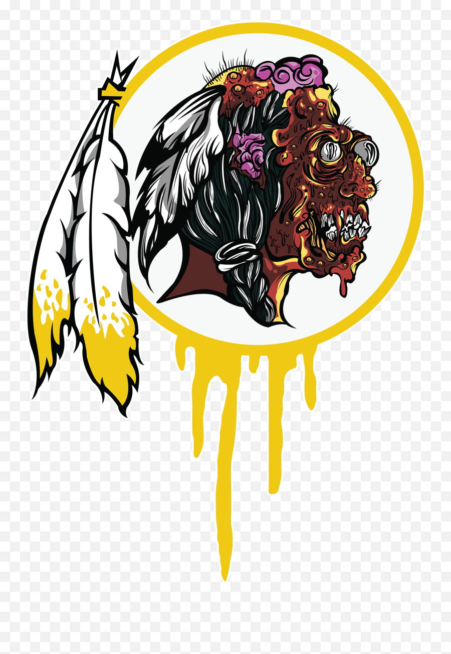 Nightmare Redskins - Redskins Parody Emoji,Redskins Logo