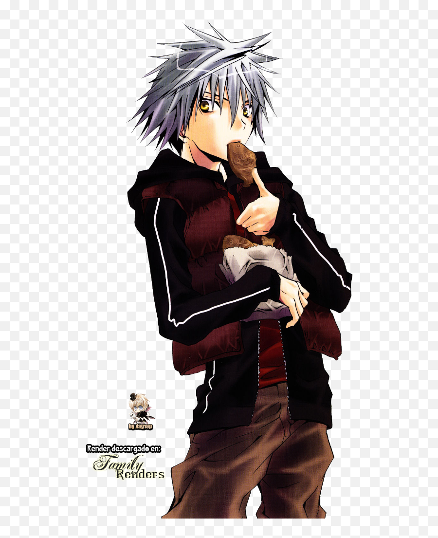 Download White Haired Anime Guy - Portable Network Graphics Emoji,Anime Guy Png