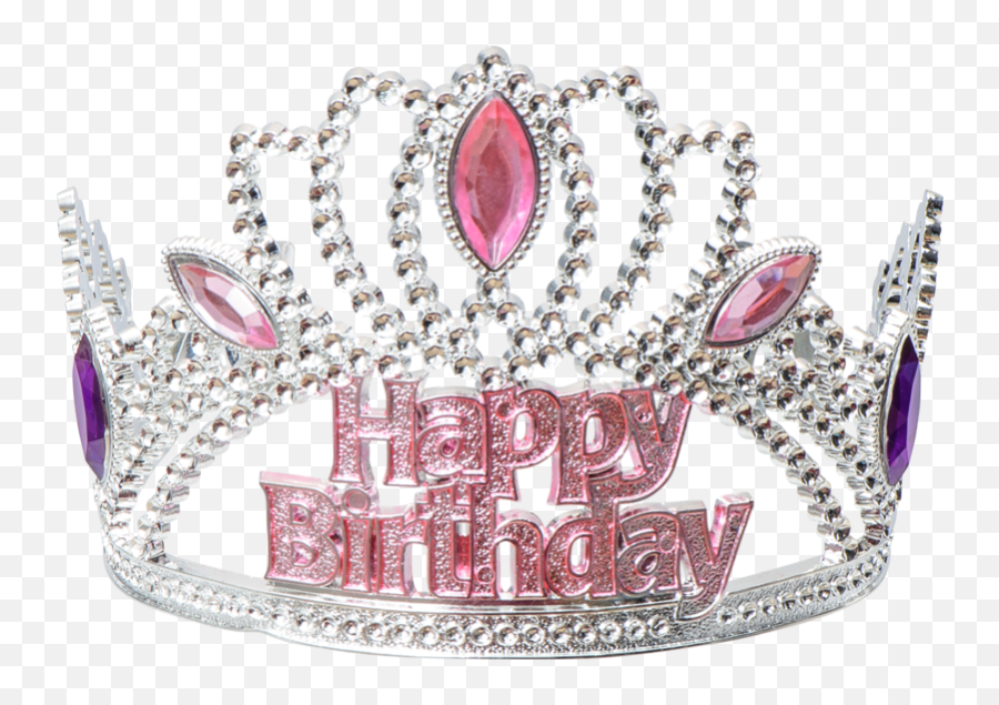 Tiara Transparent Png - Birthday Crown For Girl Png Emoji,Tiara Transparent Background