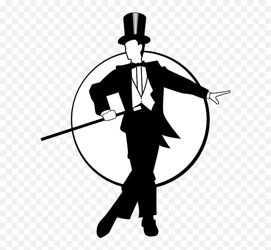 Standing Human Behavior Male Png - Putting On The Ritz Clipart Emoji,Tap Dance Clipart