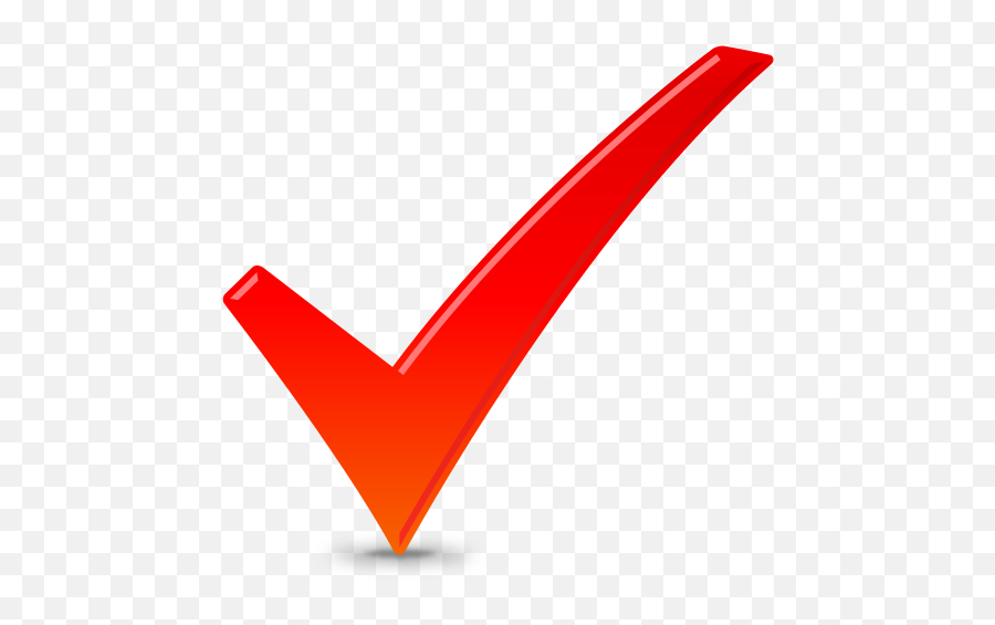 Tick Png Images Transparent Background - Red Check Clipart Emoji,Checkmark Transparent Background