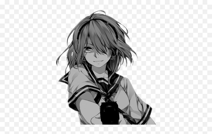 Download Hd Anime Animegirl Fight Yandere Psycho - Yandere Anime Girl Png Emoji,Anime Girls Png