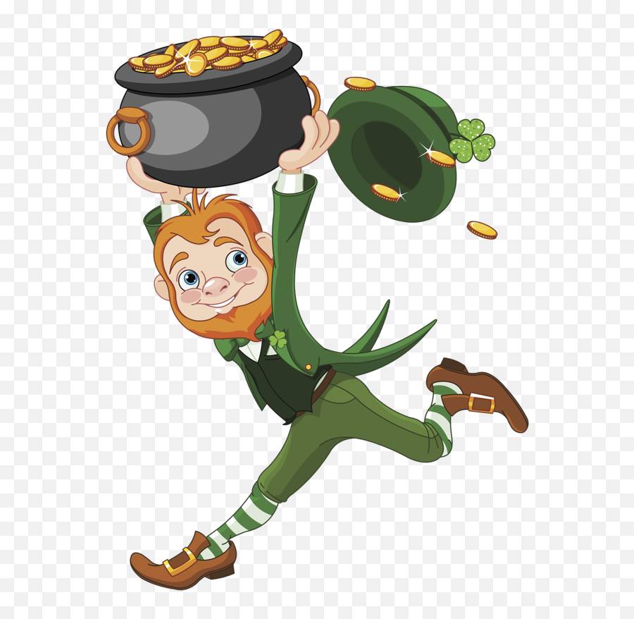 Leprechaun Others Free Clipart Hd Clipart - Free Leprechaun Leprechaun With Gold Clipart Emoji,Helping Others Clipart