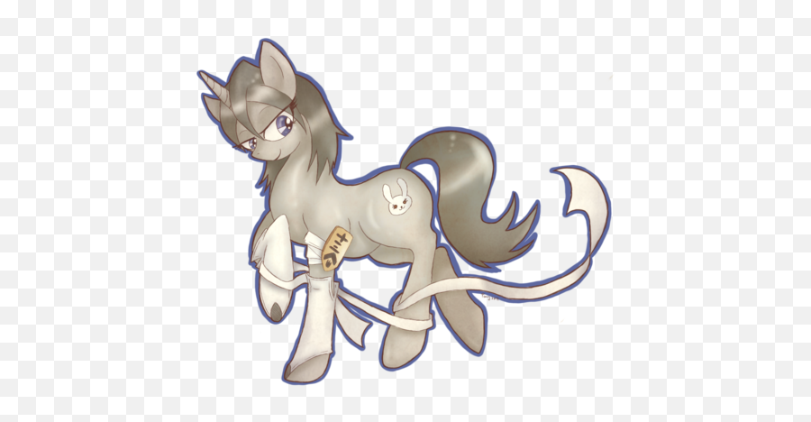 Pony Emoji,Bleach Transparent Background