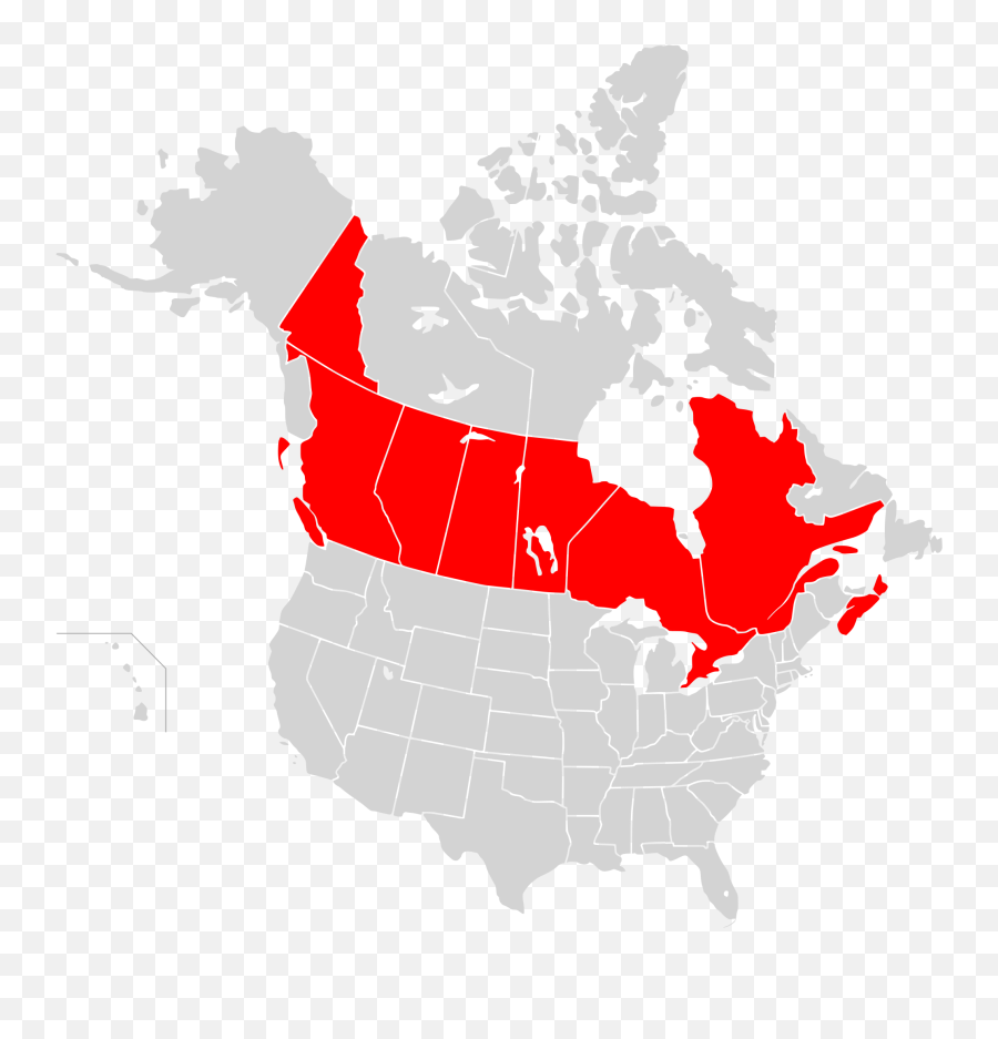 North America Map Emoji,North America Png