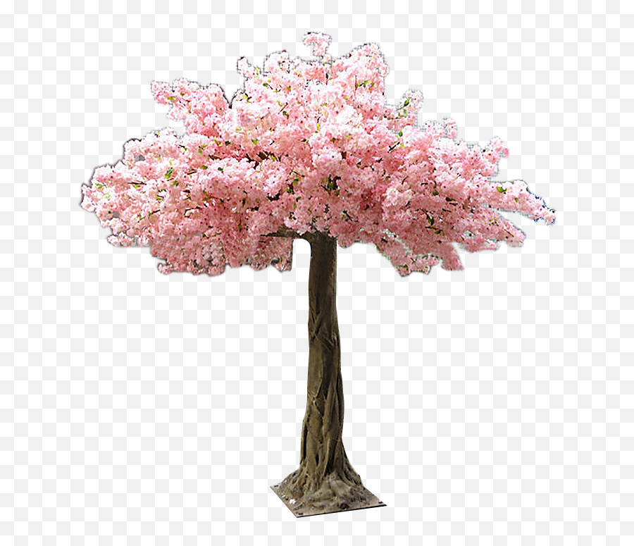 Large Artificial Cherry Blossom Flower Tree For Decoration Emoji,Cherry Blossom Flower Png