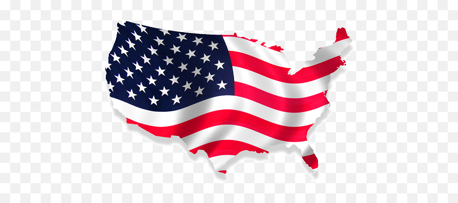 American Flag Usa Map Png Image With No - Transparent Us Flag Map Emoji,Usa Flag Png