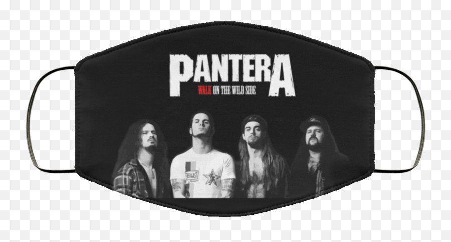Pantera Rock Band Face Mask Pantera Pantera Band Rock Bands Emoji,Pantera Logo Png