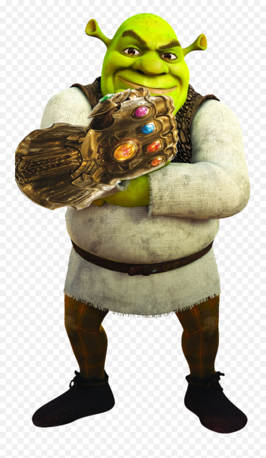 Shrek Now Has The Onion Stones Shrek Know Your Meme Emoji,Thanos Glove Png