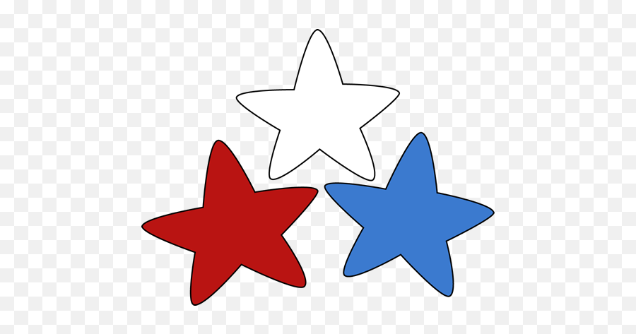 Red White And Blue Stars Clipart - Clipart Suggest Emoji,All Star Clipart