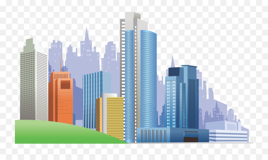 Vector Design - City Vector Png Emoji,City Png