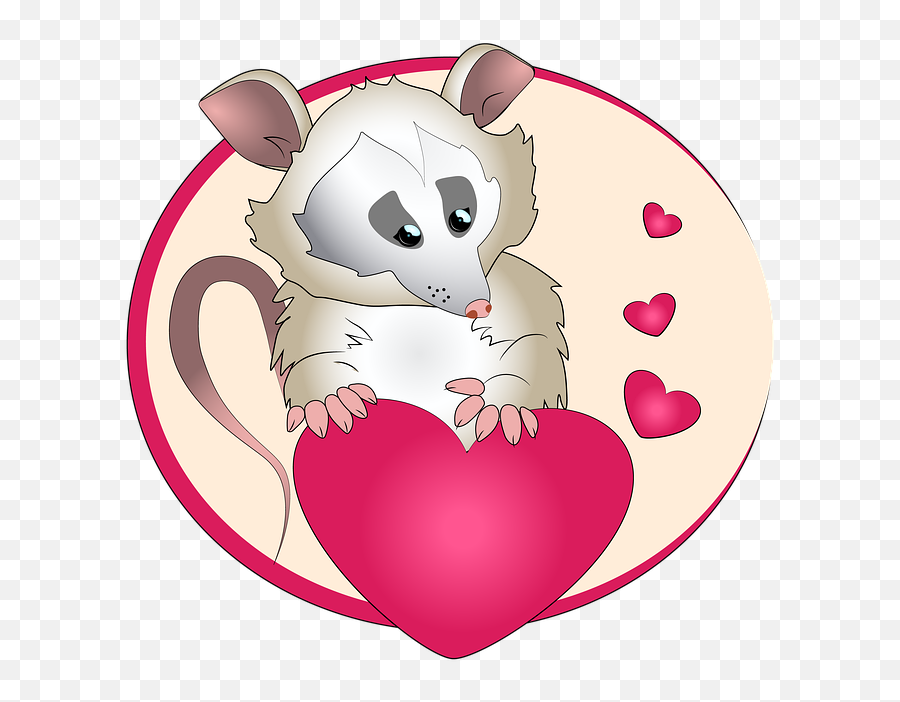 Free Photo Animal Cute Hearts Rodent Possum Mammal Cartoon Emoji,Cute Heart Clipart