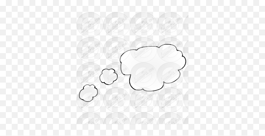 Thought Bubbles Picture For Classroom Therapy Use - Great Emoji,Record Clipart Black And White