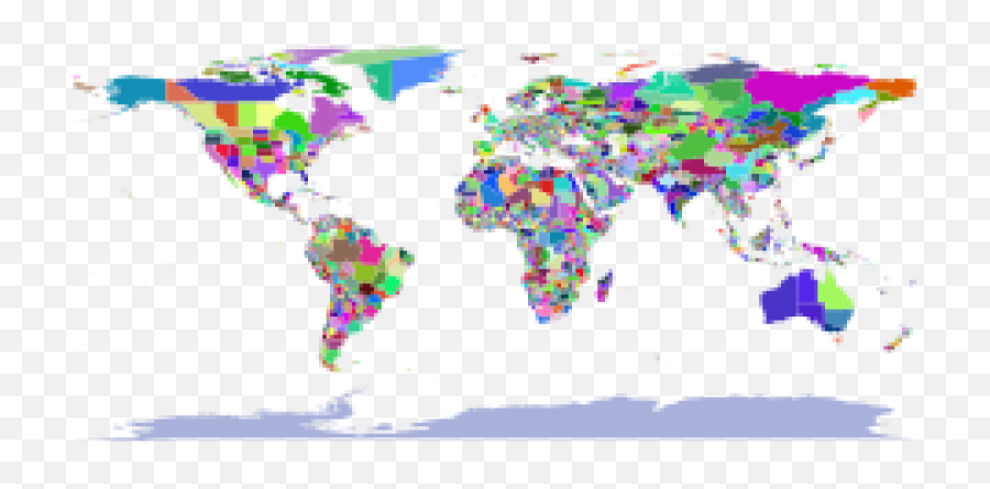 World Map Png Clip Art World Map Transparent Png Image Emoji,World Map Vector Png