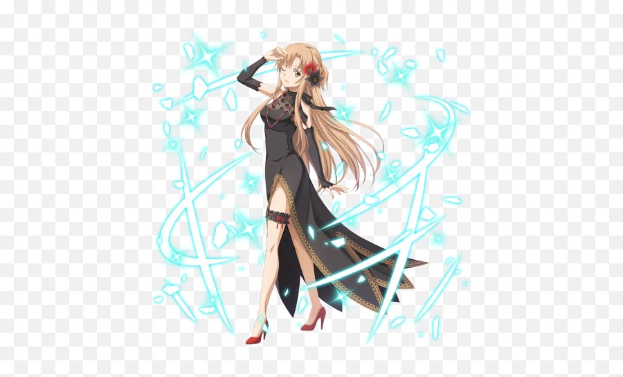 Black Lily Asuna - Sword Art Online Integral Factor Fandom Emoji,Asuna Transparent