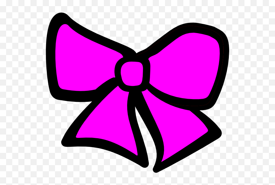 Pink Hair Bow Clip Art At Clkercom - Vector Clip Art Online Emoji,Pink Bows Clipart