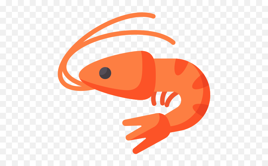 Shrimp - Free Food Icons Emoji,Shrimp Transparent Background