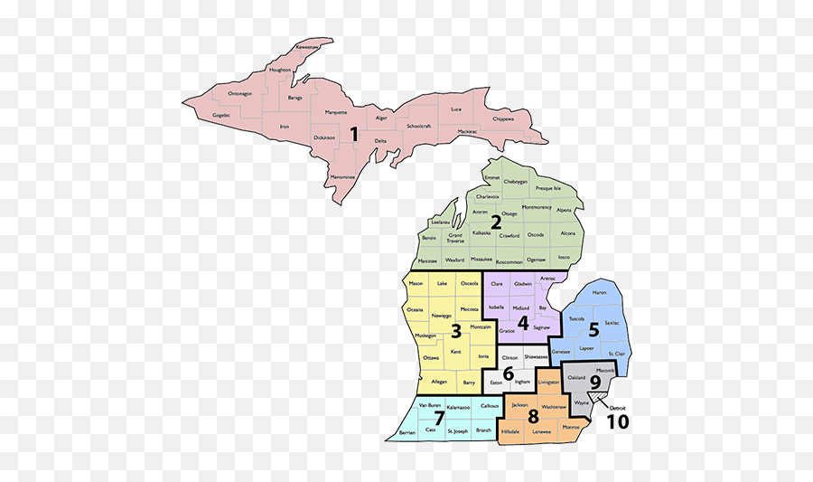Regions Michigan Association Of Superintendents Emoji,Michigan Outline Transparent