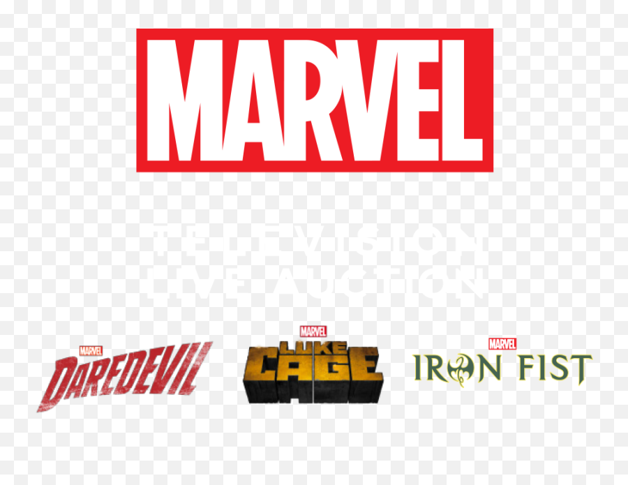 Marvel Television Live Auction - Luke Cage Tv Logo Transparent Emoji,Daredevil Logo