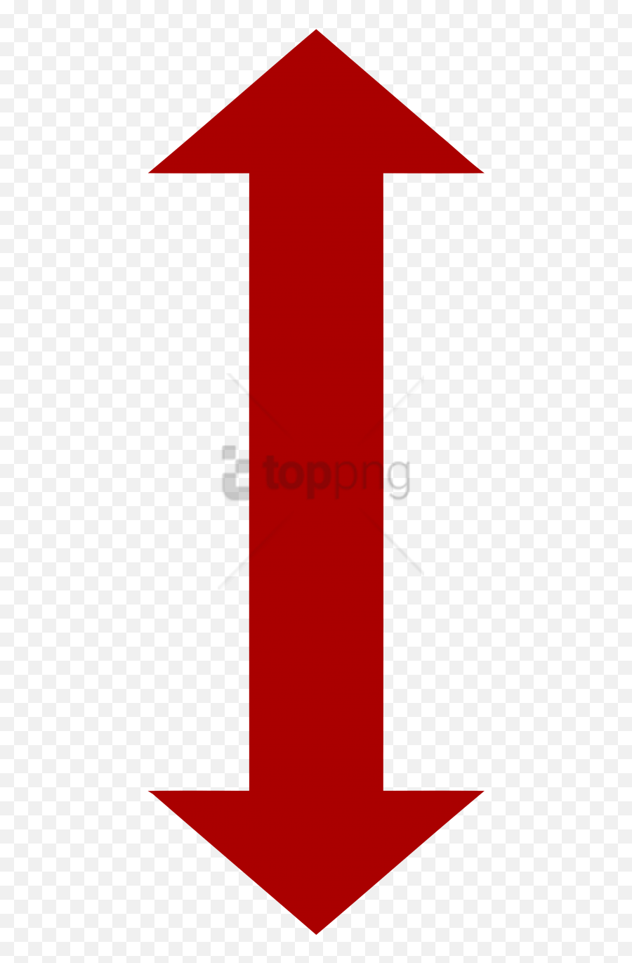 Download Free Png Two Way Red Arrow Png Image With - Vertical Emoji,Red Arrow Png