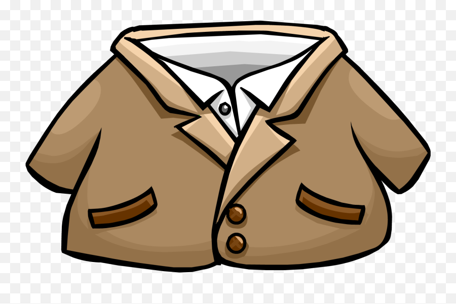 Casual Suit Jacket - Transparent Detective Coat Clipart Emoji,Suit Clipart