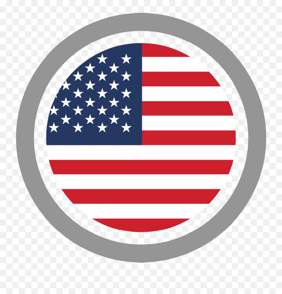 United States Of America Flag Of The United States Vector - Vector American Flag Circle Emoji,American Flag Clipart