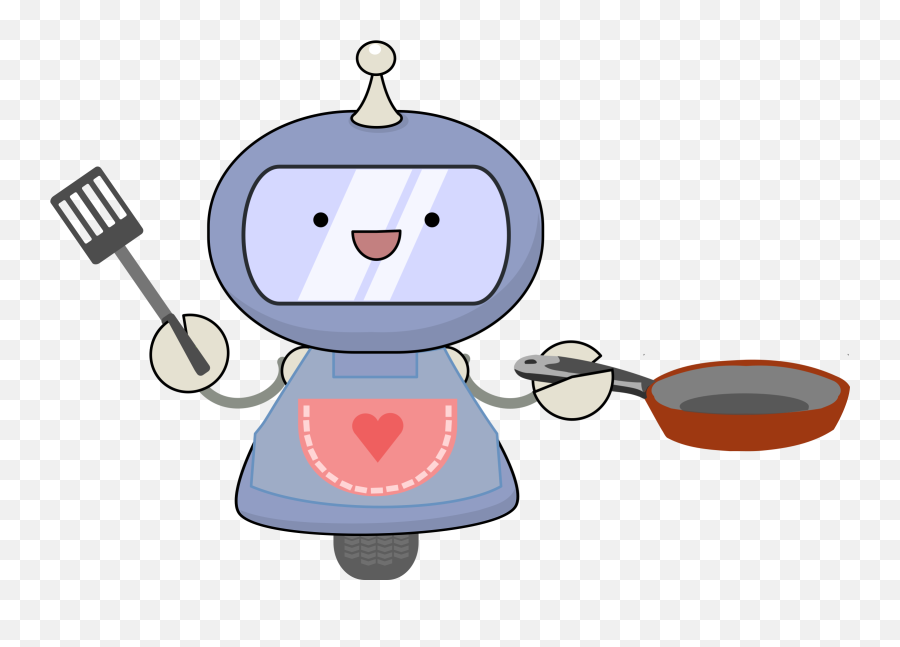 Robot Clipart Cartoon Robot Cartoon - Cooking Robot Clipart Emoji,Robot Clipart