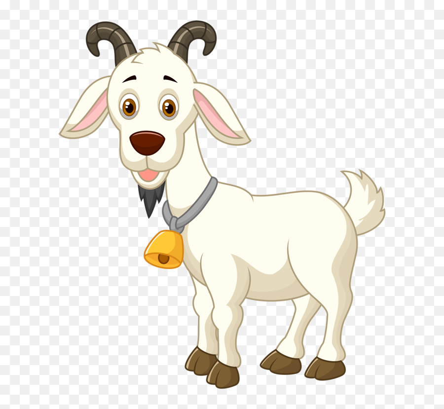 Download Farm Clipart Goat - Goat Cartoon Png Full Size Keçi Png Emoji,Farm Clipart