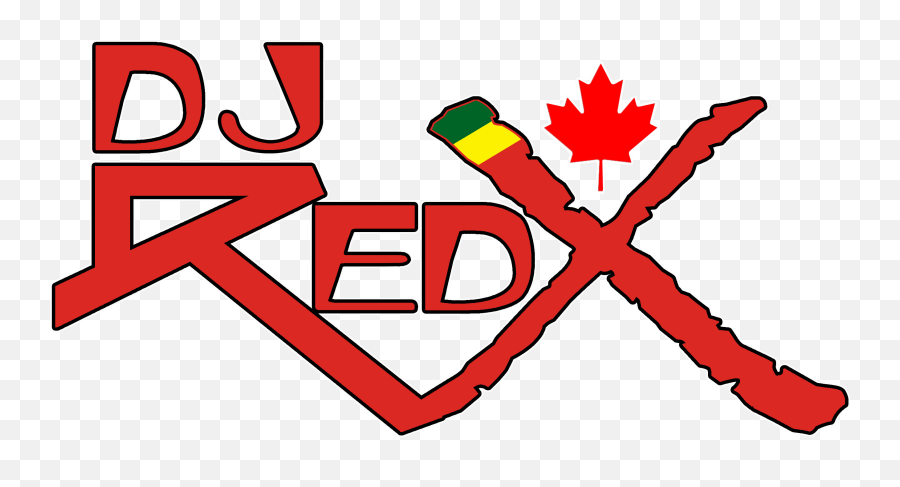 Download Hd Dj Red X Logo - Canada Flag Transparent Png Canada Flag Emoji,X Logo