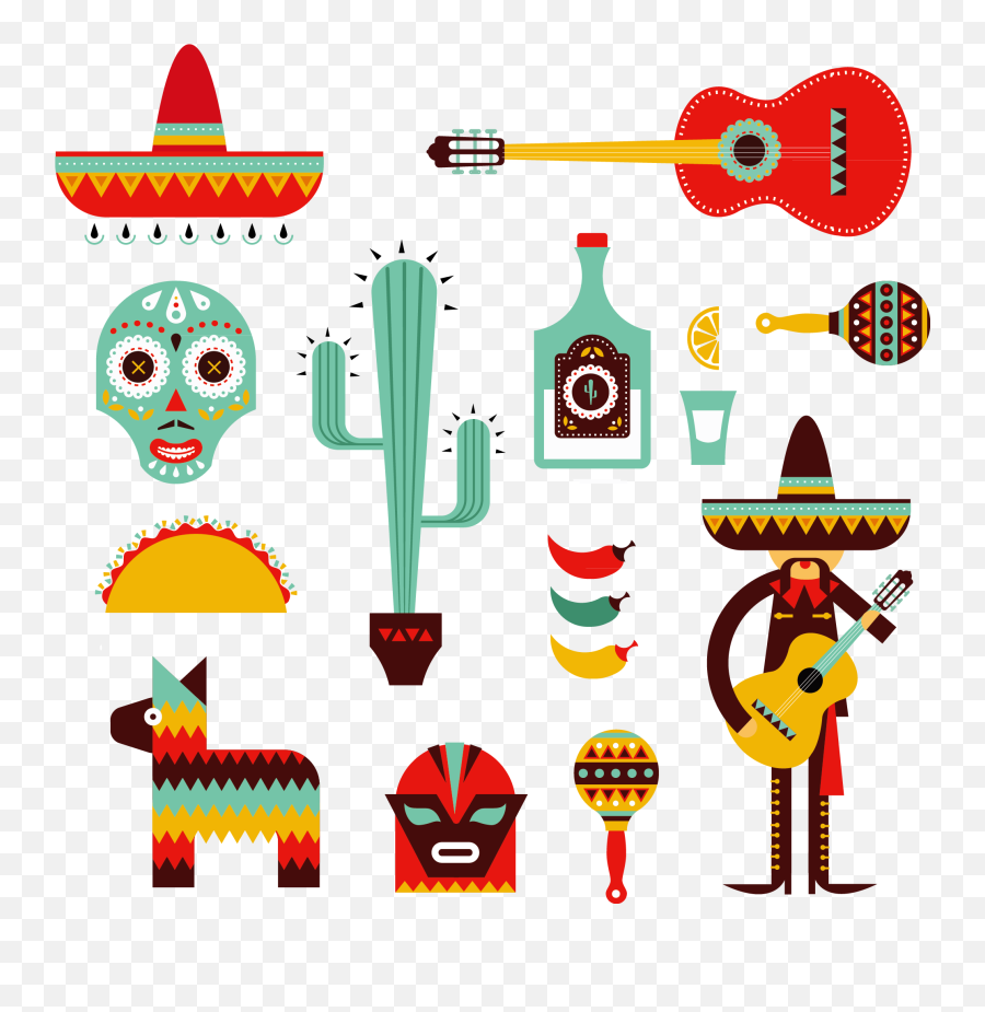 Mexican Png Image Hd - Mexican Illustration Emoji,Mexico Png