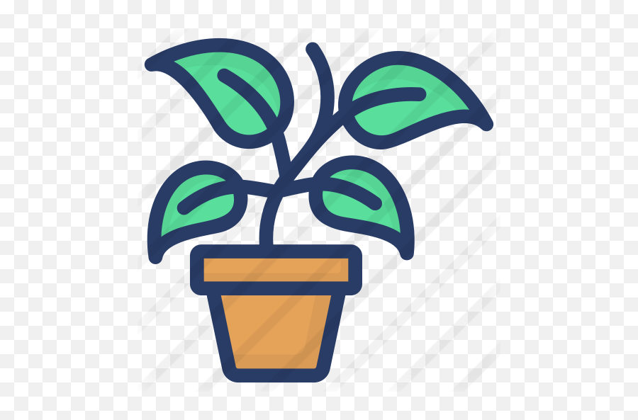 Potted Plant - Free Ecology And Environment Icons Vertical Emoji,Potted Plant Png