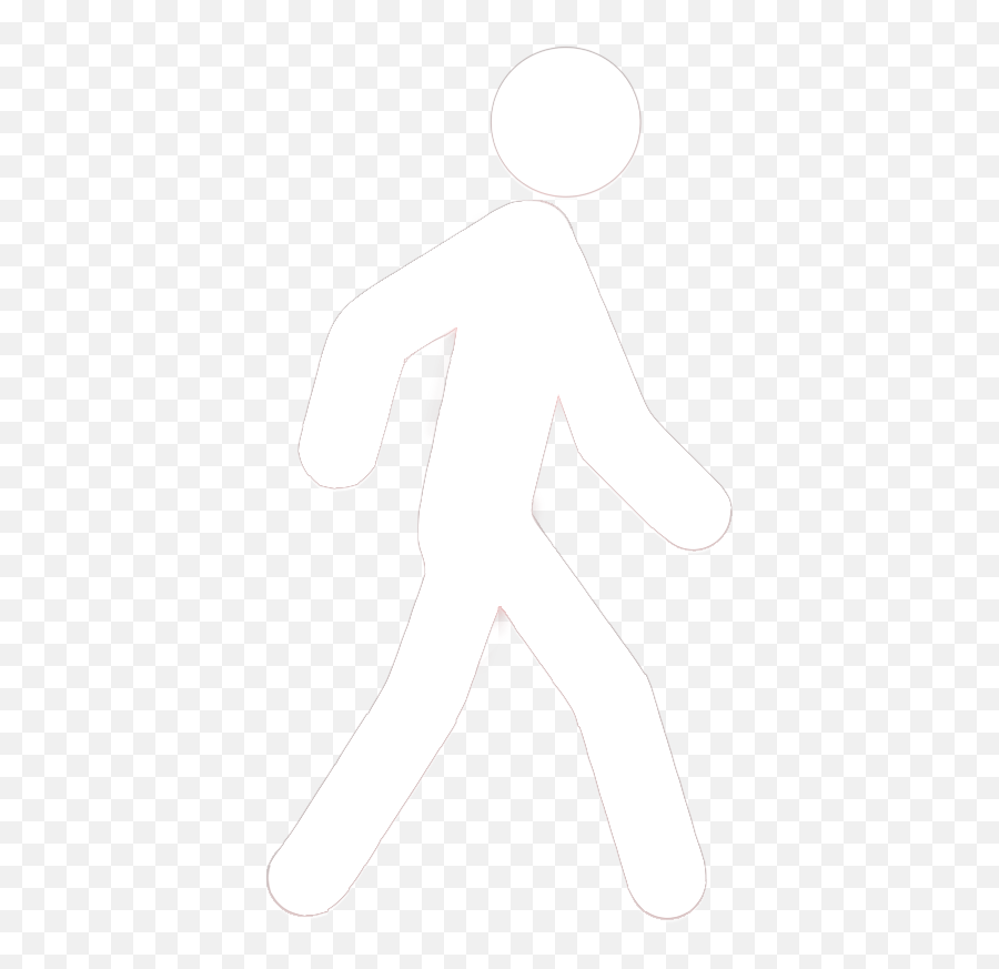 Download Hd The Notification Icon Walking Icon Png - Walk White Walking Icon Png Emoji,Notification Icon Png