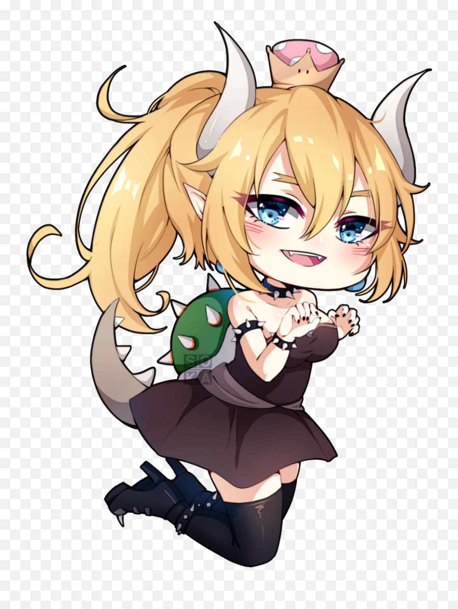 Supercrown - Fictional Character Emoji,Bowsette Png