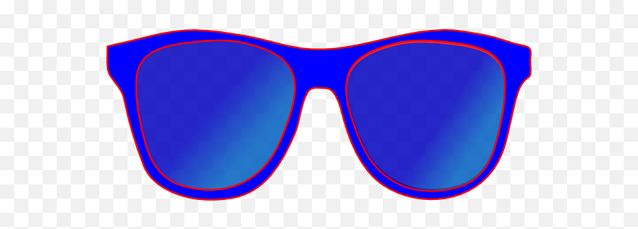 Blue Sunglasses Front Clip Art At Clkercom - Vector Clip Full Rim Emoji,Heart Sunglasses Clipart