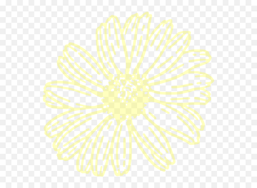 Transparent Yellow Flower Clip Art At Clkercom - Vector Transparent Yellow Flowers Clipart Emoji,Flower Transparent