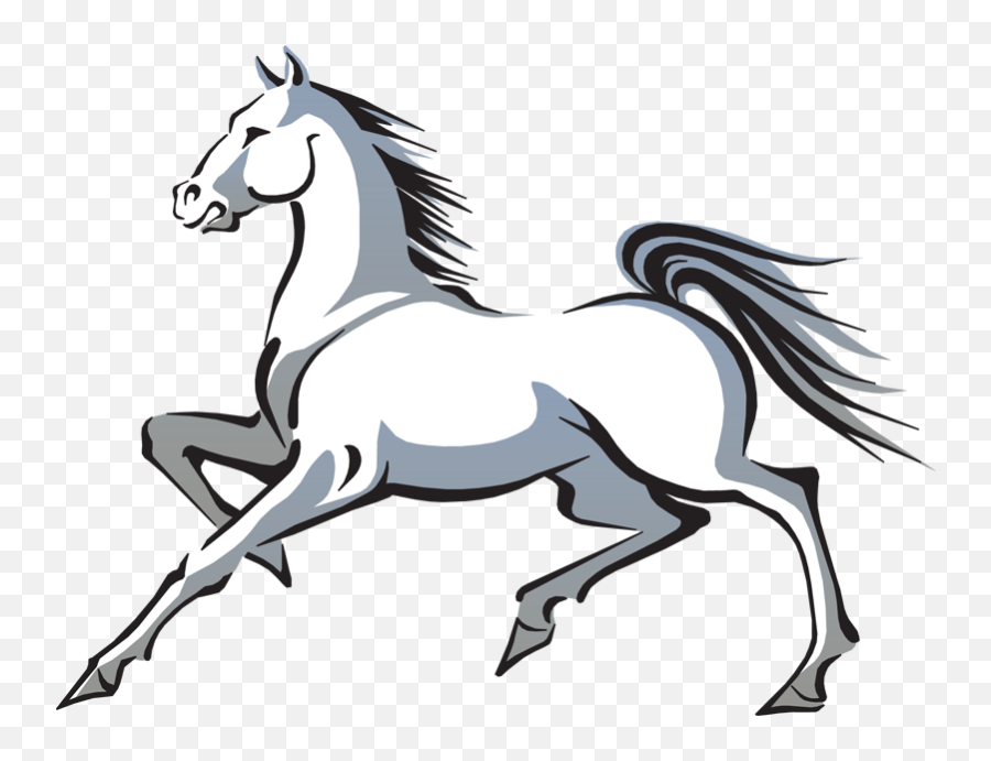 Best Horse Clipart - Horse Black White Clip Art Emoji,Horse Clipart