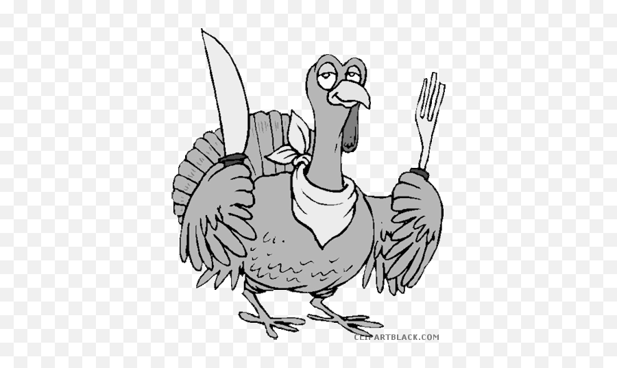 Thanksgiving Turkey Animal Free Black - Turkey Thanksgiving Black And White Clipart Emoji,Turkey Clipart Black And White