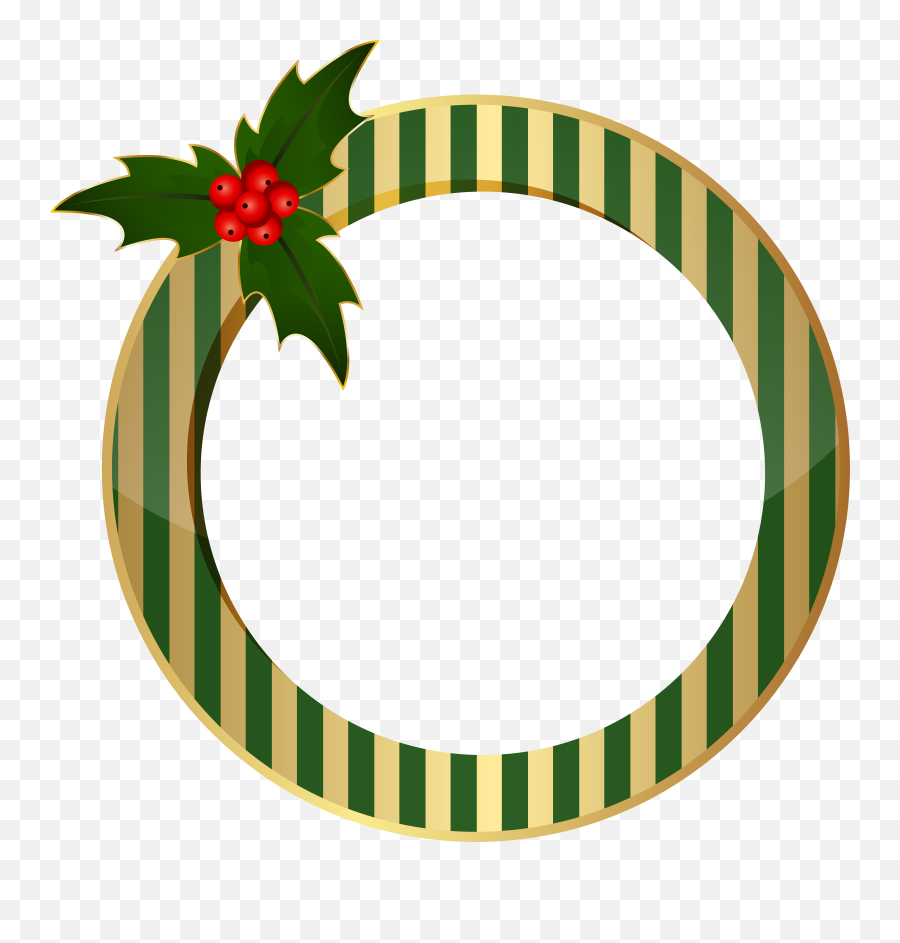 Rounding Natal - Christmas Round Frame Png Clipart Full Emoji,Holiday Frame Png