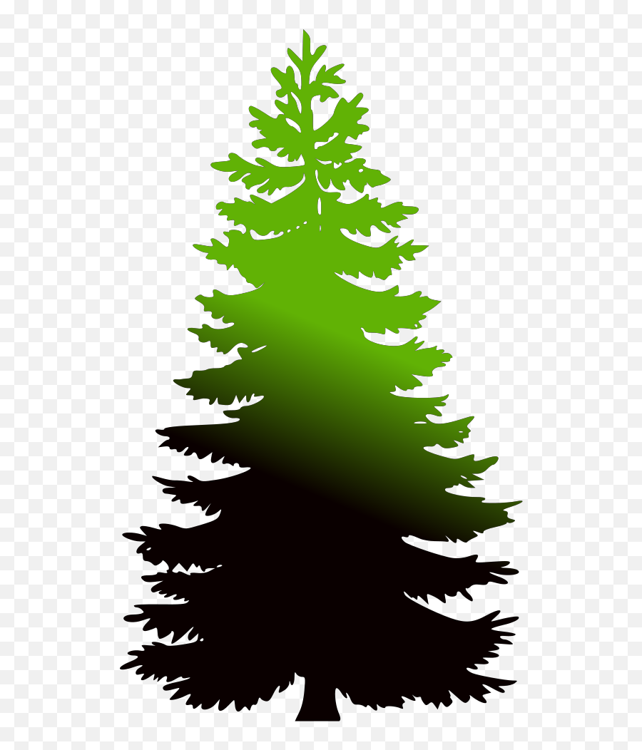 Evergreen With Shade Gradient Svg Vector Evergreen With Emoji,Evergreen Tree Clipart
