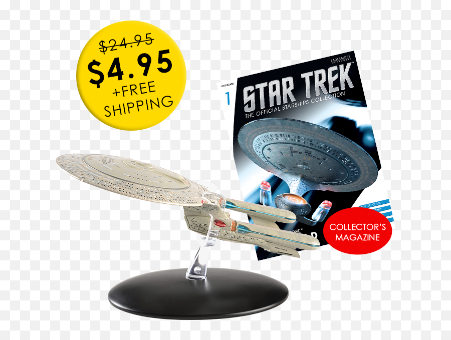 Official Star Trek Starship Collection Eaglemoss - Telecommunications Engineering Emoji,Cbs Star Trek Logo