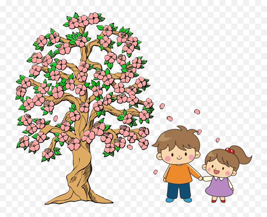 Openclipart - Clipping Culture Cherry Tree Fruit And Flower Emoji,Brother Clipart