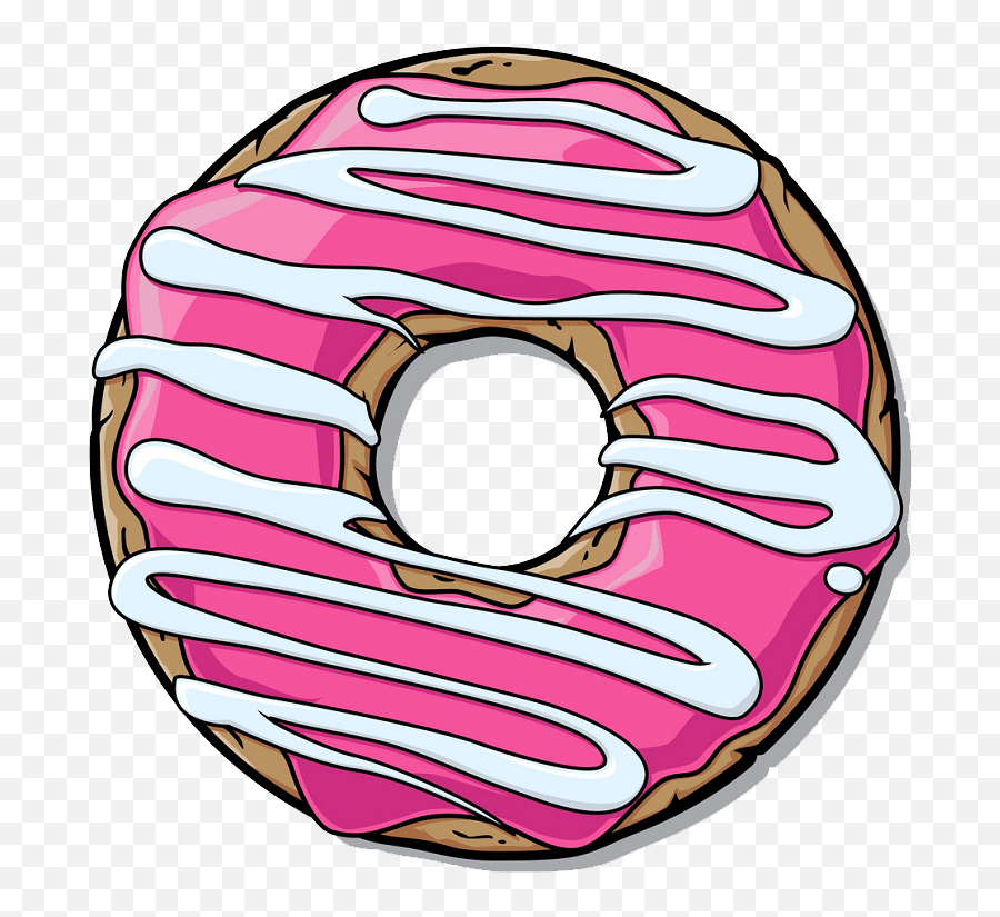 Donut Clipart Transparent - Drawing Emoji,Donut Clipart