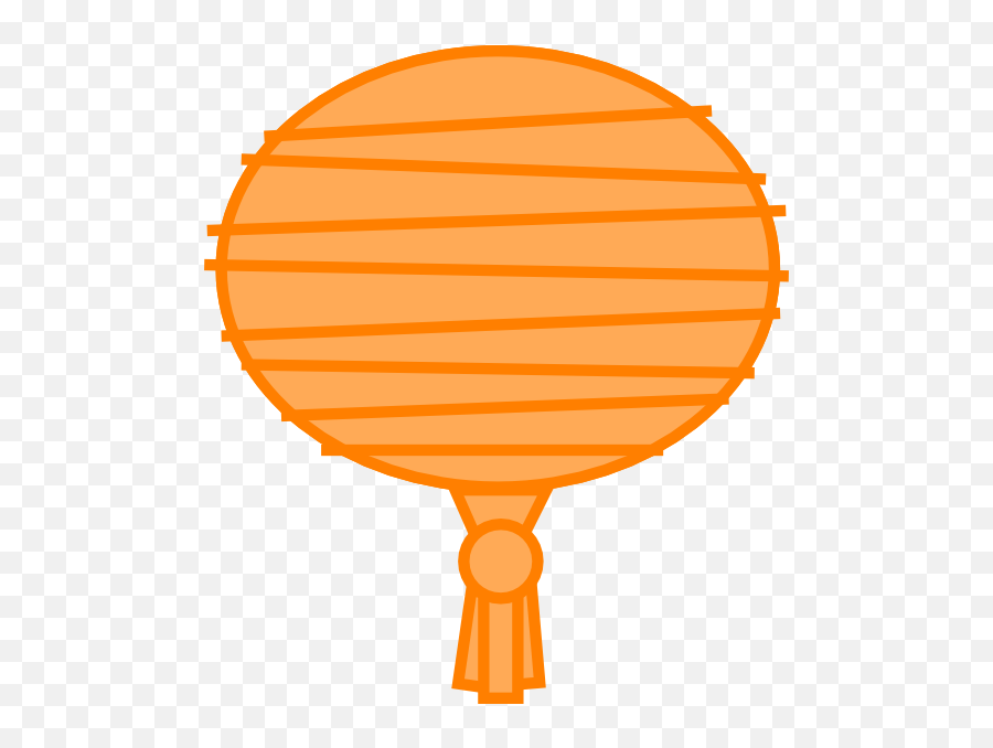Orange Paper Lantern Clip Art At Clkercom - Vector Clip Art Clip Art Emoji,Paper Clipart