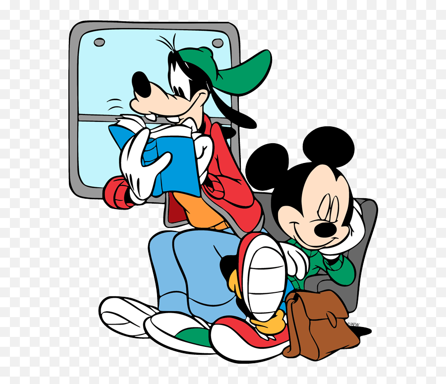 Mickey Donald And Goofy Clip Art 3 - Goofy Clip Art School Emoji,Goofy Clipart