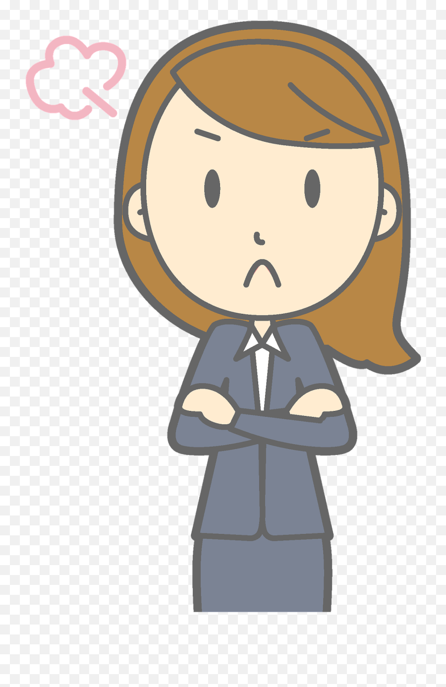 Upset Business Lady Clipart Free Download Transparent Png - Clipart Upset Emoji,Lady Clipart